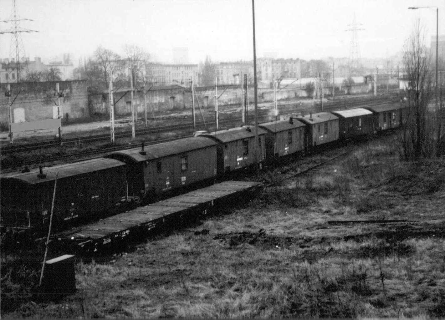 Train yard, Łódź Fabryczna
