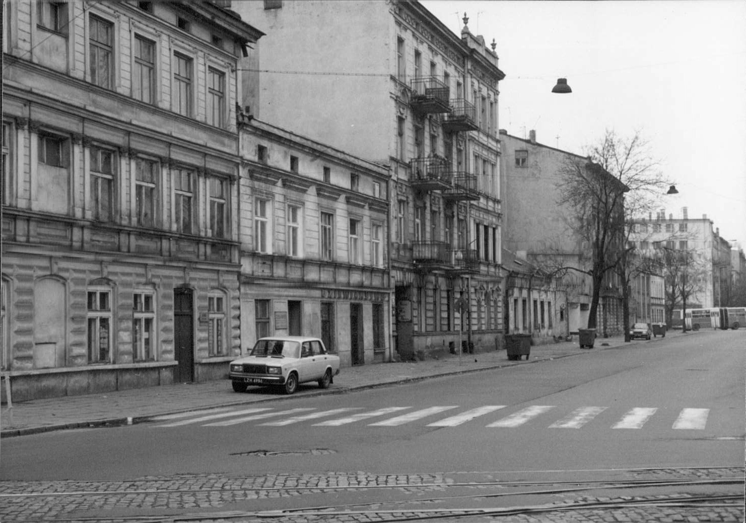 Łódź street scene, 1990