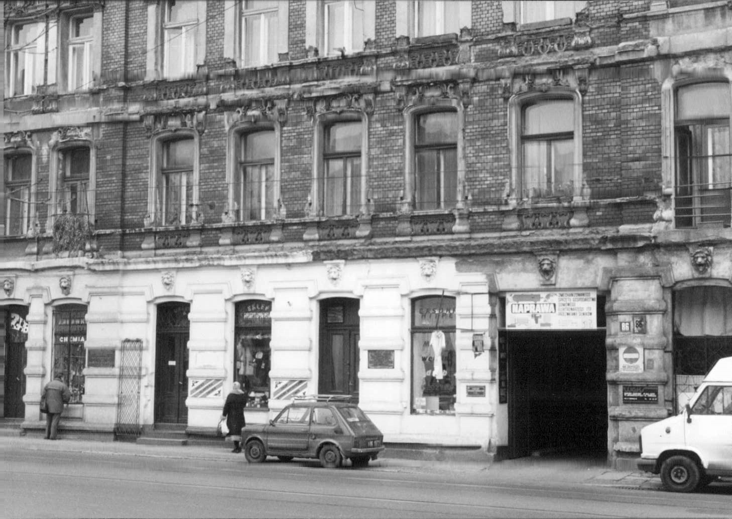 Łódź street scenes, 1990