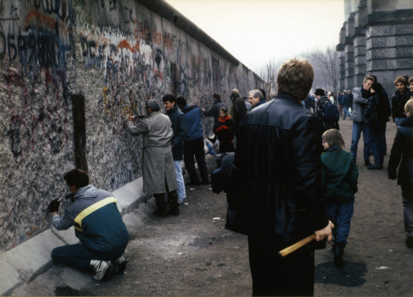 Berlin Wall, December 1989