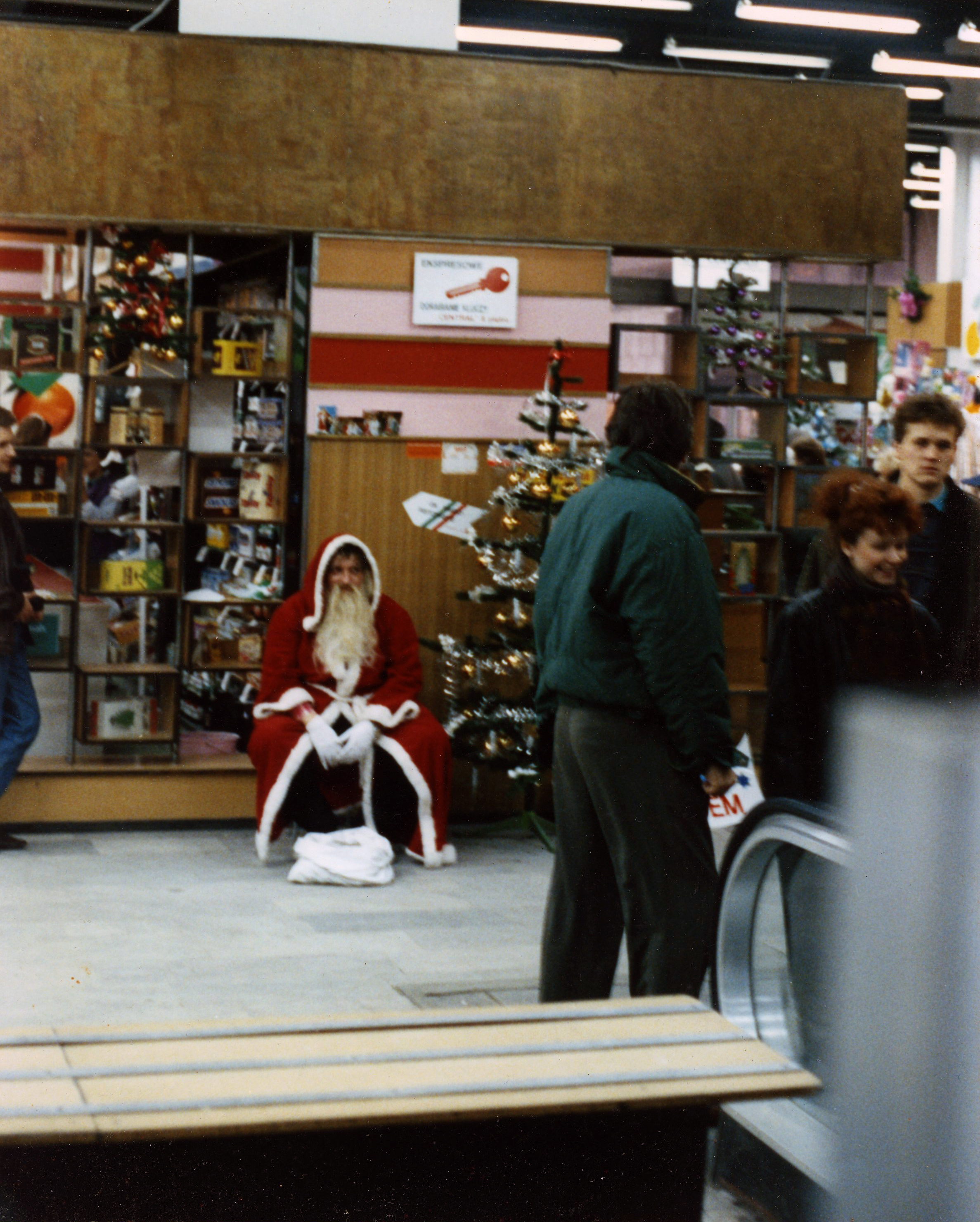 Central Store, Łódź, Christmas, 1992